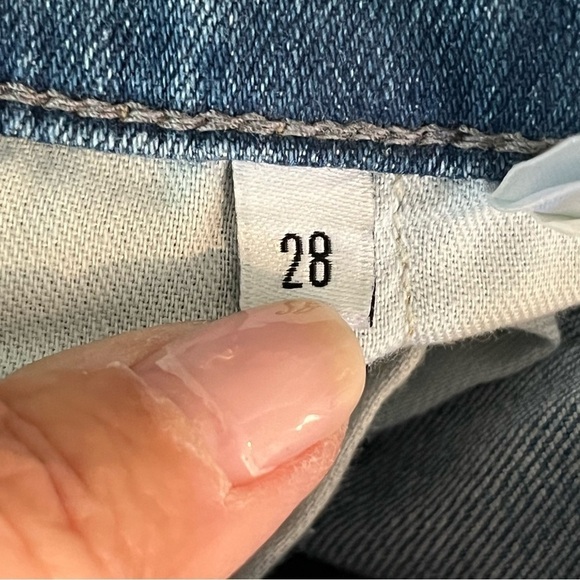 Anthropologie Edwin Cassia Mini Boot Cropped Jeans 28 - Picture 13 of 16